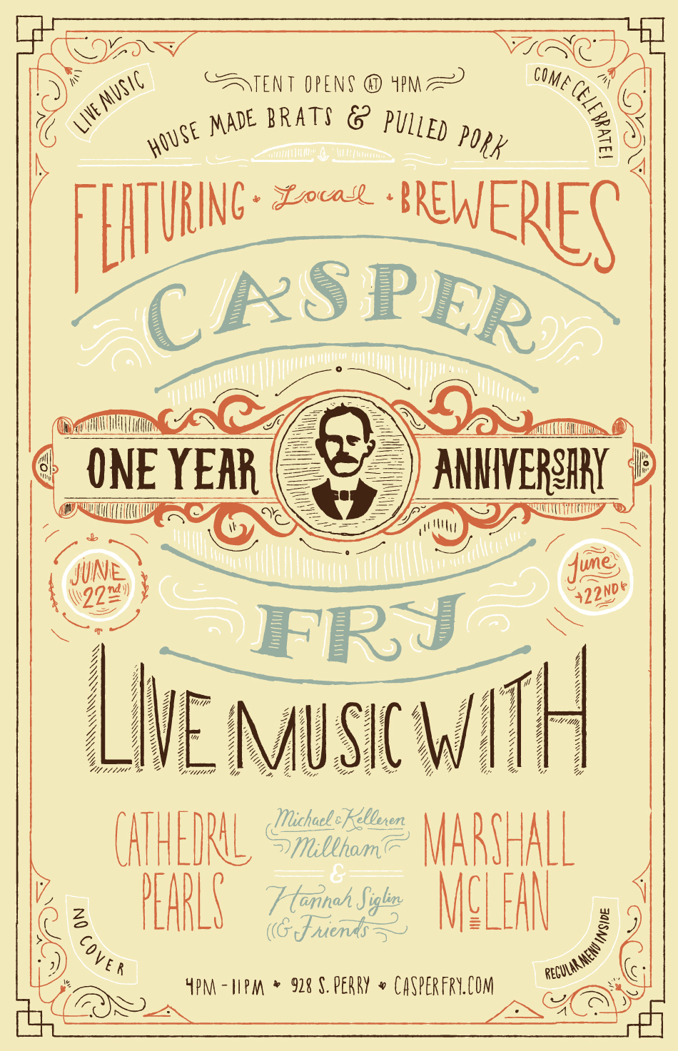 Casper Fry Spokane Poster