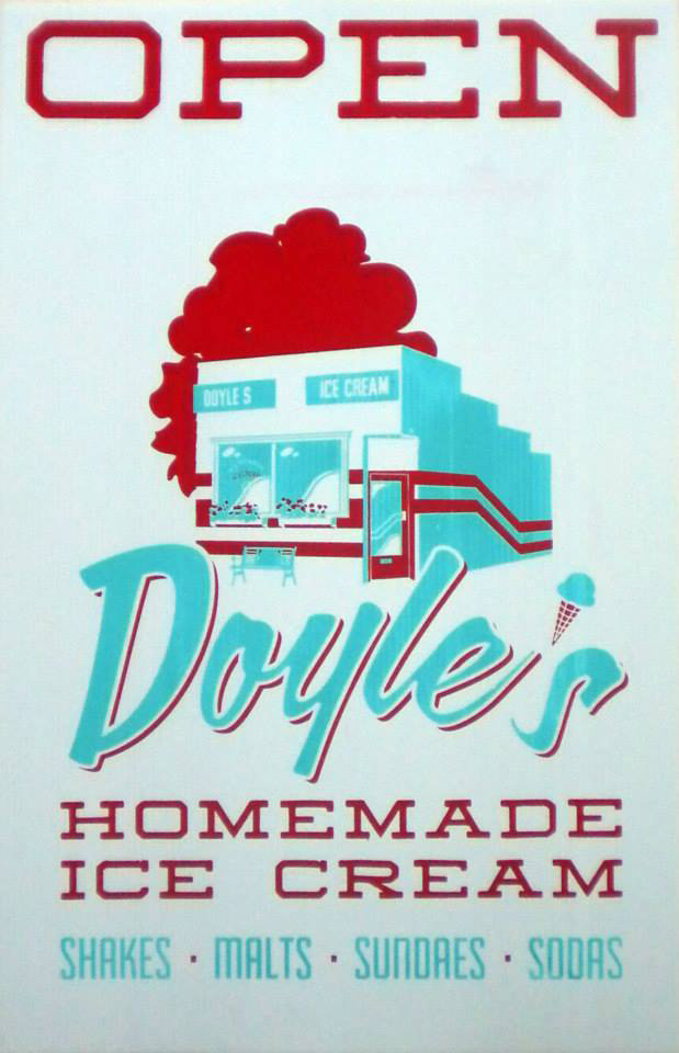 Doyle's Ice Cream Spokane print by Derrick King